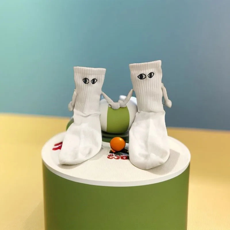 Spooky Cute Ghost Magnetic Socks – Fun & Cozy for Any Season